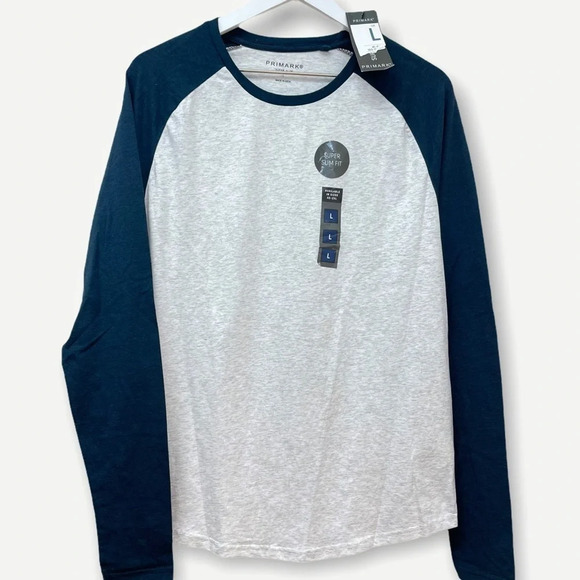 5/$20 PRIMARK men's super slim long‎ sleeve tee - Picture 1 of 6